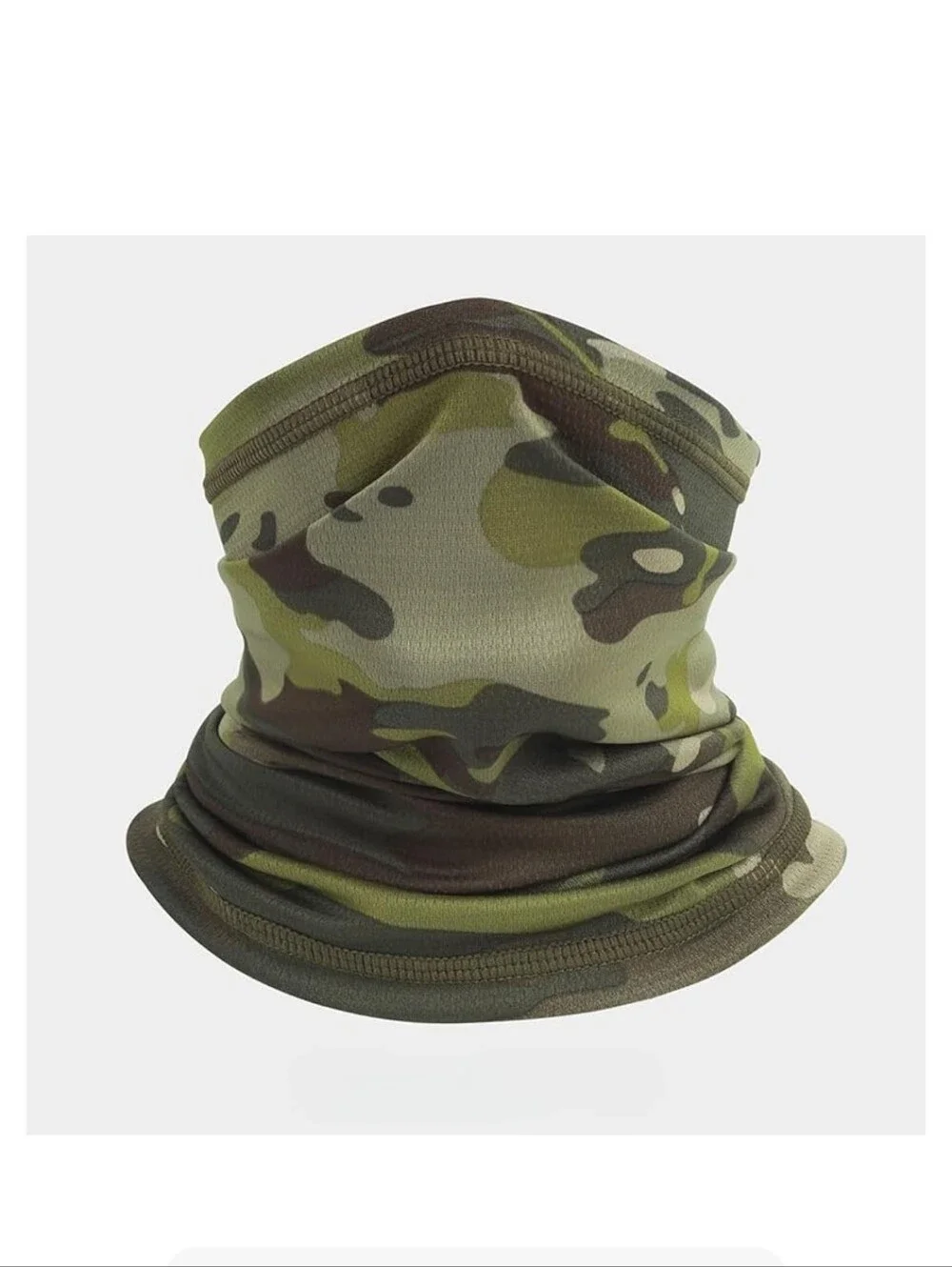 New Camo Neck Gaiter - Olive Green Tactical Face Mask #1398-205